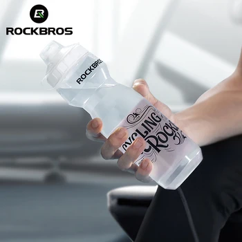 Официальная велосипедная бутылка для воды Rockbros Большой емкости, Портативный сверхлегкий чайник, Пылезащитные аксессуары для велосипедных бутылок